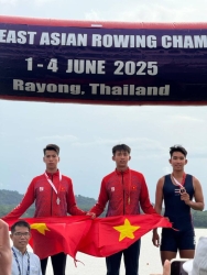 20250619131455.jpg - ผลการแข่งขันกีฬาเรือพาย (ประเภทเรือกรรเชียง) รายการแข่งขัน 2025 SOUTHEAST ASIAN ROWING CHAMPIONSHIPS | https://cmiss.ac.th