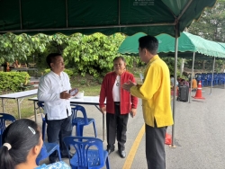 20250619132945.jpg - พิธีทำบุญสักการะบูชาและบวงสรวงเจ้าพ่อหนองสะเรียม เจ้าแม่บัวเขียวและสิ่งศักดิ์สิทธิ์ที่อยู่บริเวณหนองสะเรียม ประจำปี 2568 | https://cmiss.ac.th