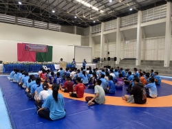 20250708131302.jpg - กิจกรรมให้ความรู้เกี่ยวกับการป้องกันการติดเชื้อเอชไอวี/เอดส์ และโรคติดต่อทางเพศสัมพันธ์  | https://cmiss.ac.th