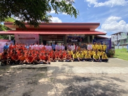 20250723162731.jpg - การต้อนรับ นายวิษณุ ไล่ชะพิษ อธิการบดีมหาวิทยาลัยการกีฬาแห่งชาติ รองอธิการบดี และคณะผู้บริหาร ในโอกาสเยี่ยมเยียนและให้กำลังใจนักกีฬา ณ โรงเรียนเมืองอุบลราชธานี | https://cmiss.ac.th