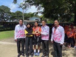 20250723162744.jpg - การต้อนรับ นายวิษณุ ไล่ชะพิษ อธิการบดีมหาวิทยาลัยการกีฬาแห่งชาติ รองอธิการบดี และคณะผู้บริหาร ในโอกาสเยี่ยมเยียนและให้กำลังใจนักกีฬา ณ โรงเรียนเมืองอุบลราชธานี | https://cmiss.ac.th
