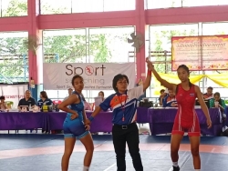 20250723163832.jpg - นายจตุพัดตร์ แก้วทาสี ปฏิบัติหน้าที่แทนผู้อำนวยการโรงเรียนกีฬาจังหวัดเชียงใหม่  ได้รับมอบหมายจากอธิการบดีมหาวิทยาลัยการกีฬาแห่งชาติ เป็นประธานสนามมวยปล้ำ ภาคเช้า | https://cmiss.ac.th