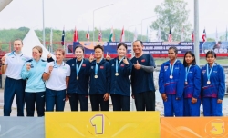 20260309100548(4).jpg - ขอแสดงความยินดีอย่างยิ่งกับนักกีฬาเรือพาย คว้าเหรียญรางวัลจากการแข่งขันกีฬาระดับนานาชาติ | https://cmiss.ac.th