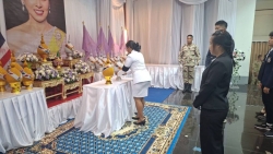 20260612100246.jpg - พิธีเฉลิมพระเกียรติ เนื่องในโอกาสวันเฉลิมพระชนมพรรษา ๔ รอบ สมเด็จพระนางเจ้าสุทิดา พัชรสุธาพิมลลักษณ พระบรมราชินี ๓ มิถุนายน ๒๕๖๙  | https://cmiss.ac.th