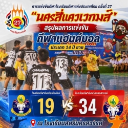 20260722092255.jpg - ผลการแข่งขันกีฬาแฮนด์บอลในการแข่งขันกีฬาโรงเรียกีฬาแห่งประเทศไทย ครั้งที่ 27  